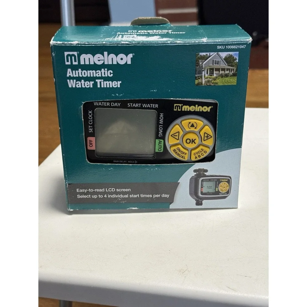 Melnor Aquatimer Single / 1-Zone Digital Water Timer For Garden Faucet or Hose
